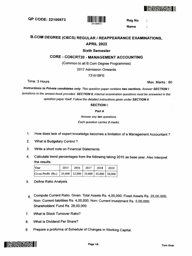 Management Accounting | PDF
