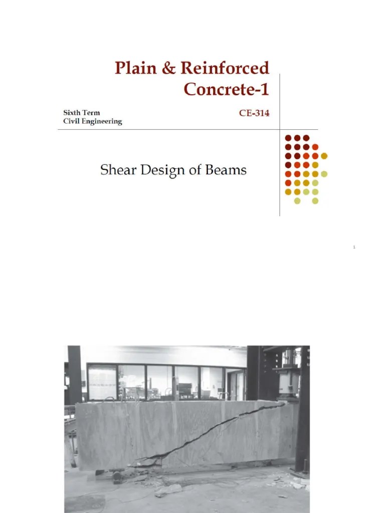 Shear Design Of Beams | PDF