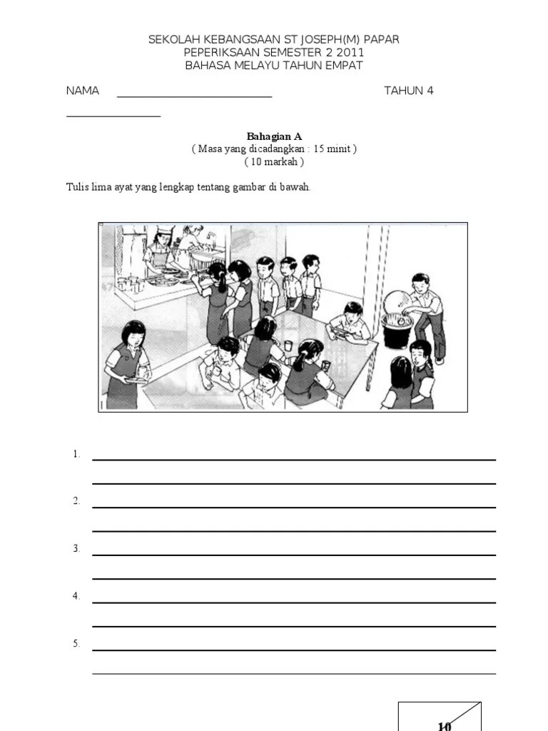 Latihan bina ayat bm tahun 1 dan 2 berdefinisi cina pdf nama tarikh. Bahasa Melayu Penulisan Tahun 4 Pdf