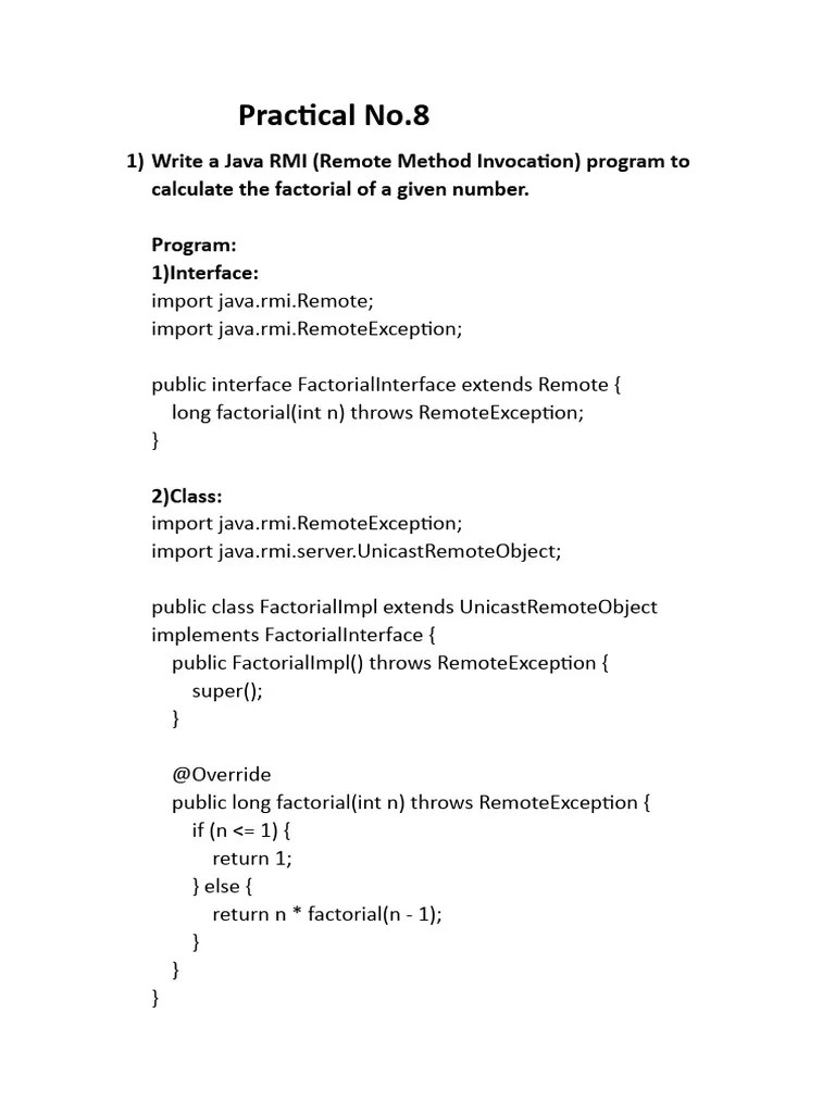 Java 2 Practical 8 | PDF | Object Oriented Programming | Computer ...