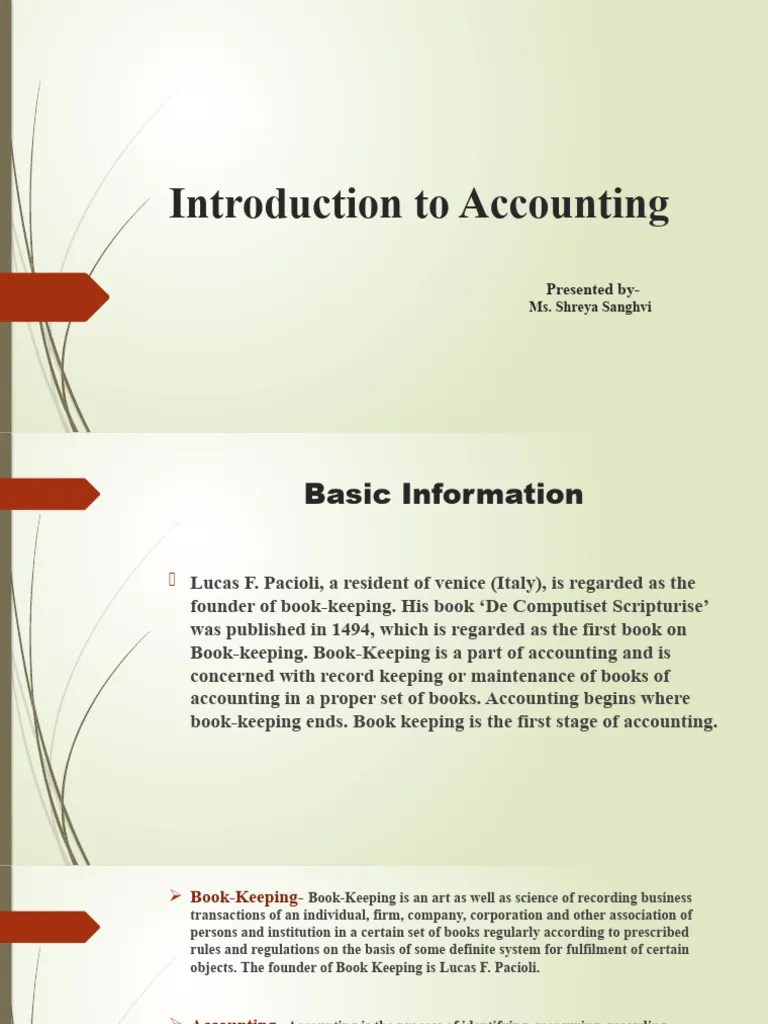Basic Accounting | PDF | Debits And Credits | Expense