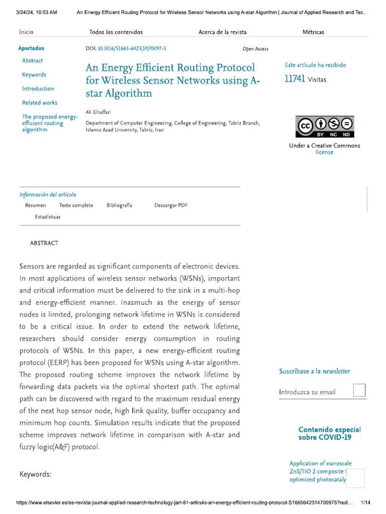 Energy Efficient Routing Protocol | PDF