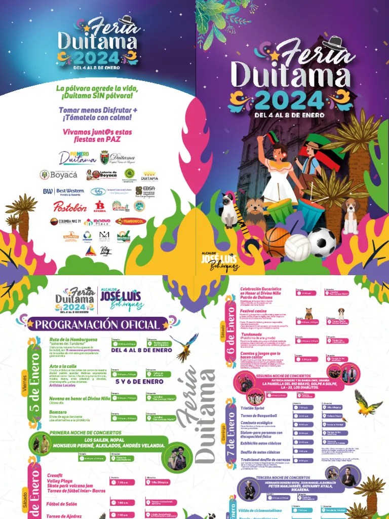 Final Programacion Fiestas De Duitama 2024 | PDF