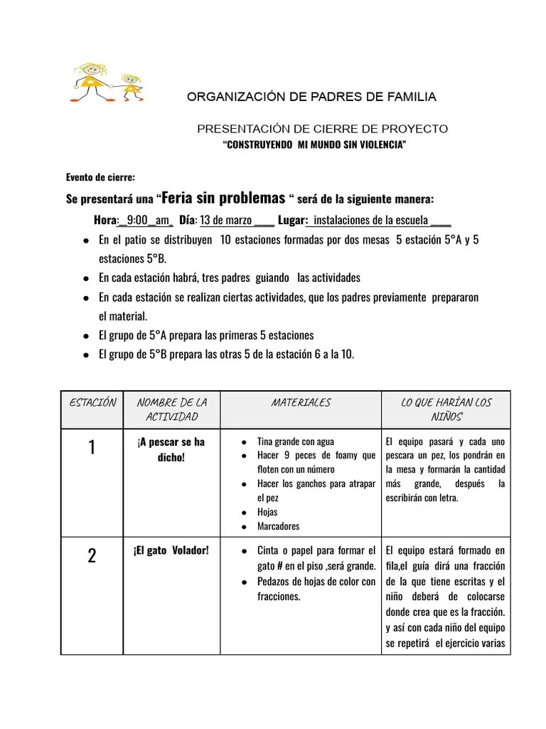 ORGANIZACIÓN DE PADRES DE FAMILIA | PDF