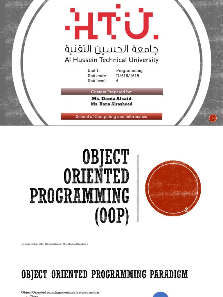 OOP Classes Objects | PDF | Class (Computer Programming) | Object ...