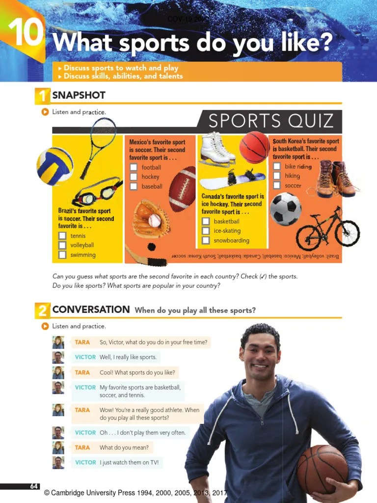 Interchange Intro 5th Edition Student's Book - Unit 10 | PDF