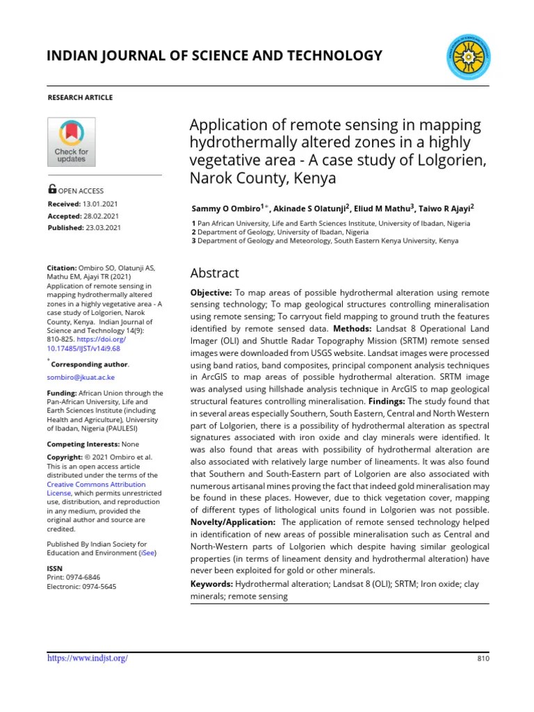 Ijst 2021 68 | PDF | Remote Sensing | Infrared