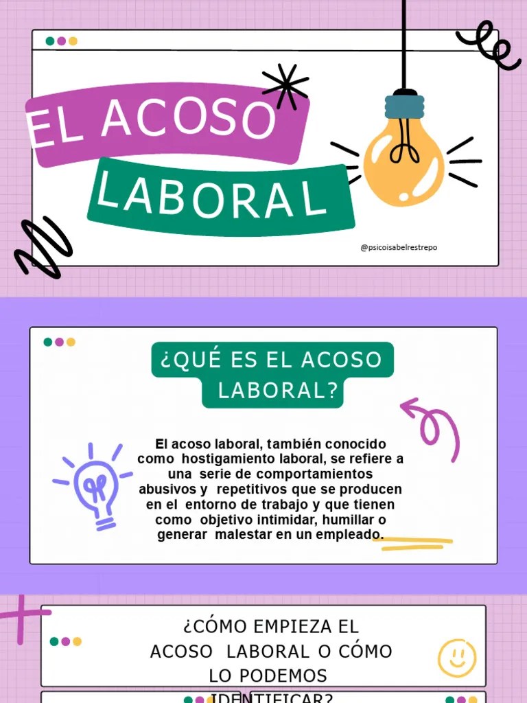 Acoso Laboral | PDF | Estrés (biología) | Psicología Social