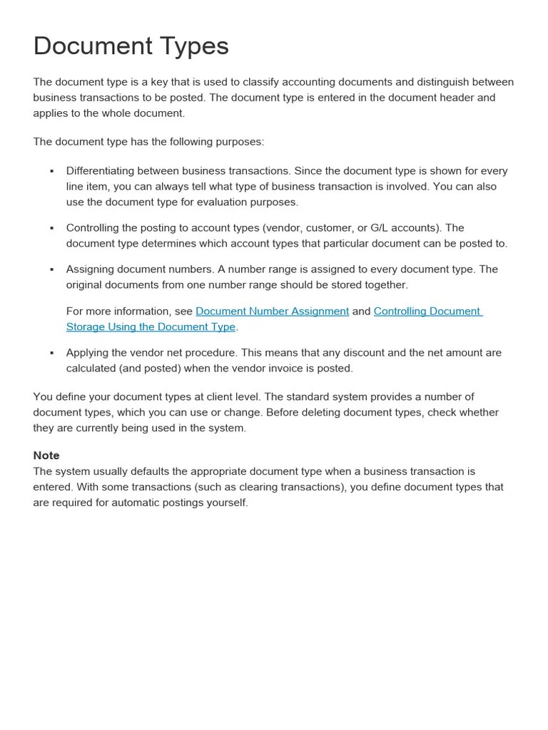 Document Types | PDF