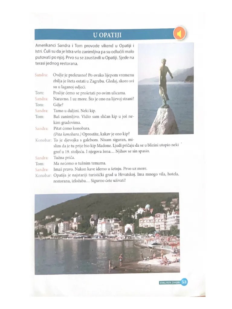 Razgovarajte S Nama A2 / Lesson 3 | PDF