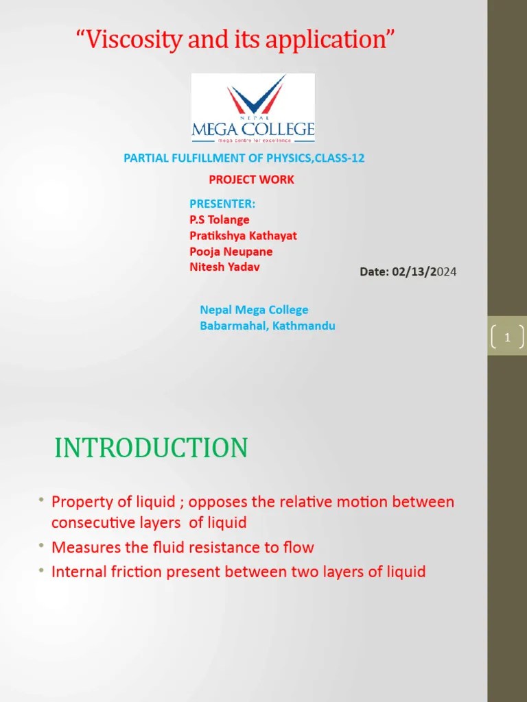 Viscosity | PDF | Viscosity | Fluid Mechanics
