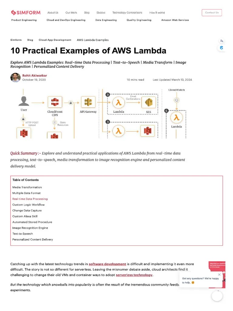 Aws Lambda Architectures | PDF