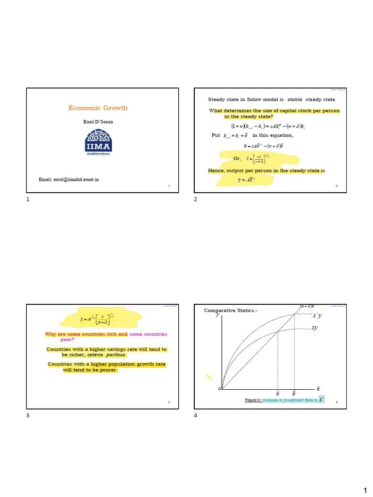 Session 18 - Economic Growth | PDF | Economic Growth | Saving