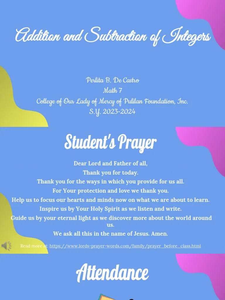 Math 7-Q1-L4.2-Addition And Subtraction Of Integers | PDF | Subtraction ...