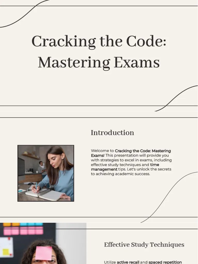 Wepik Cracking The Code Mastering Exams 20240327152431r4fo | PDF