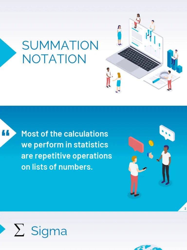 Lesson 2.1 Summation Notation | Download Free PDF | Summation | Mathematics