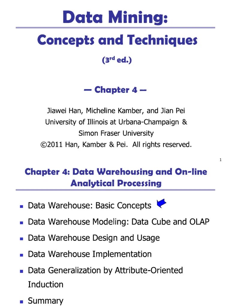Chapter -4 Data Mining | PDF