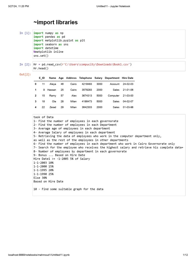 Data Analysis Using Python | PDF | Computing | Computer Programming