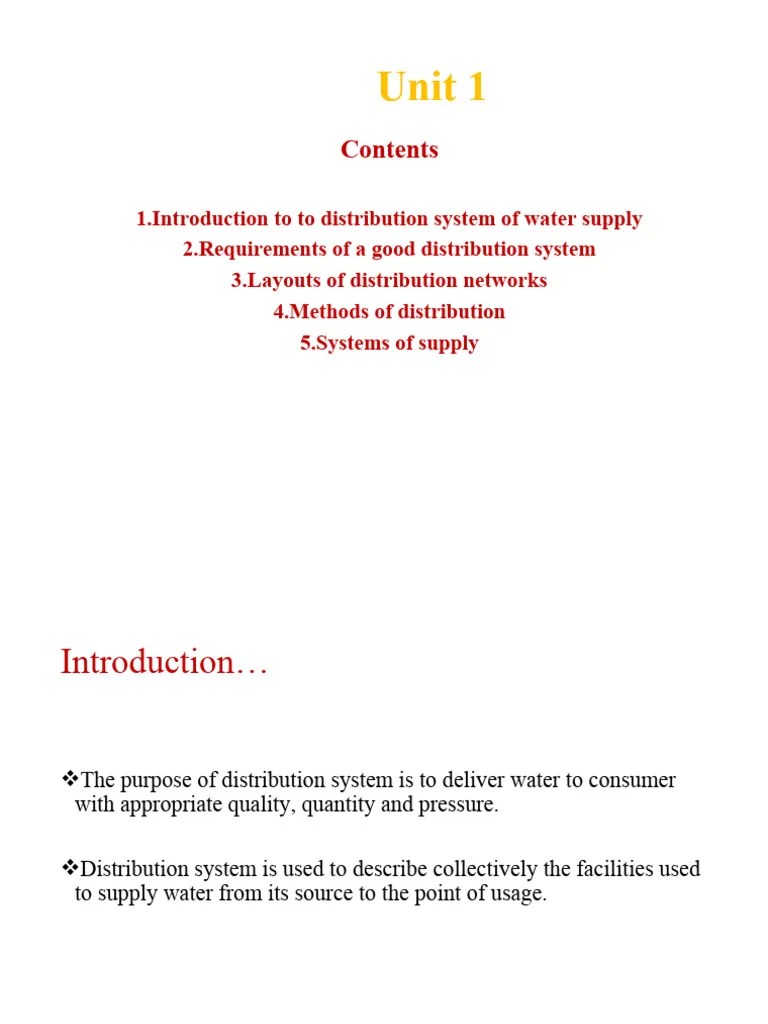 L1 U 1.1 Distribution System Introduction | PDF | Energy Technology ...