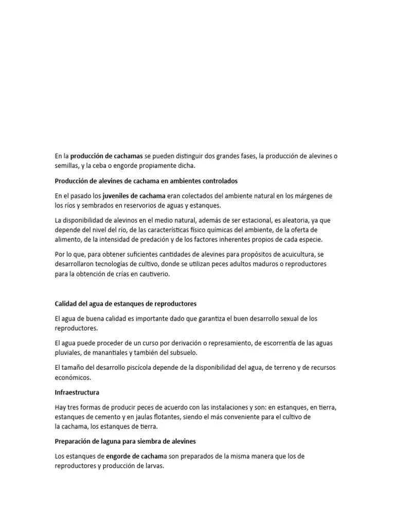 La Piscicultura Constituye Una Alternativa De Producción De Pescado ...