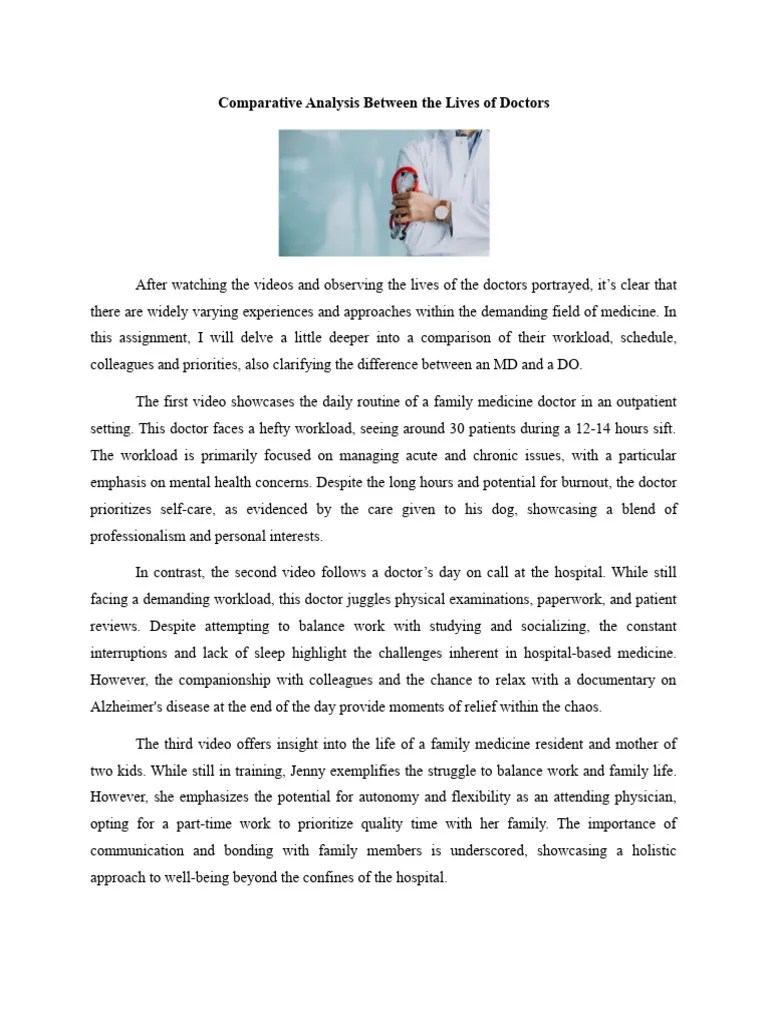 A Day In The Life Of Doctors | PDF