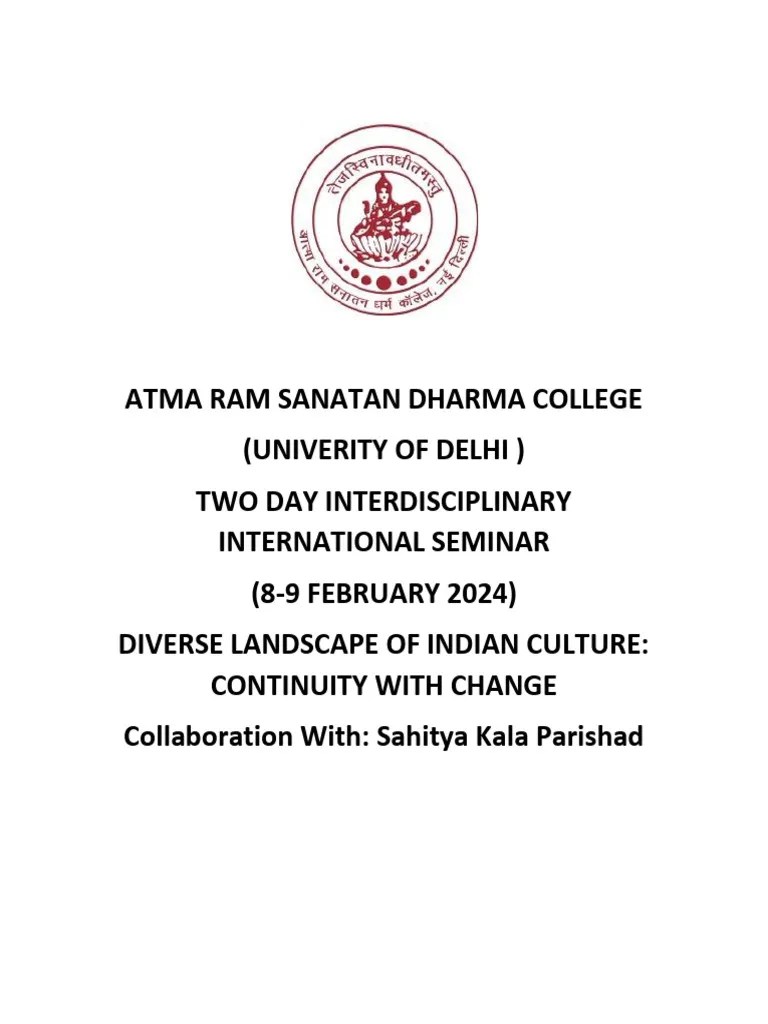 Atma Ram Sanatan Dharma College | PDF