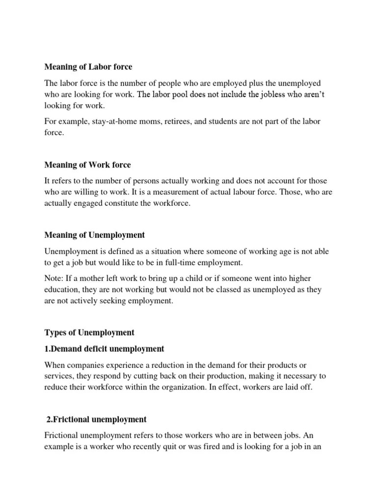 Chapter 2 Unemployment 2 | PDF | Unemployment | Cost Of Living