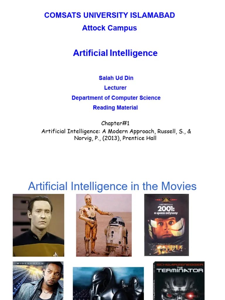 1 Introduction To AI | PDF | Artificial Intelligence | Intelligence (AI ...