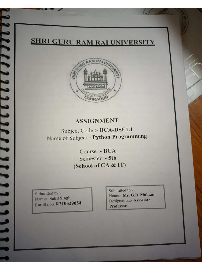 Python Assignment | PDF