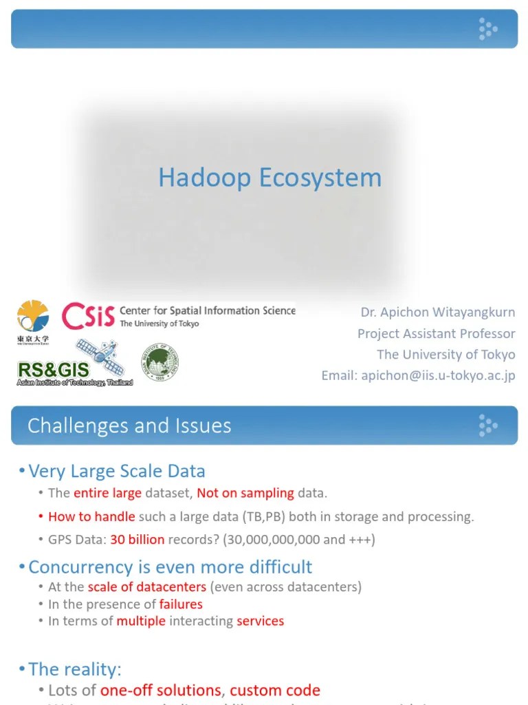 Hadoop Ecosystem | Download Free PDF | Apache Hadoop | Map Reduce