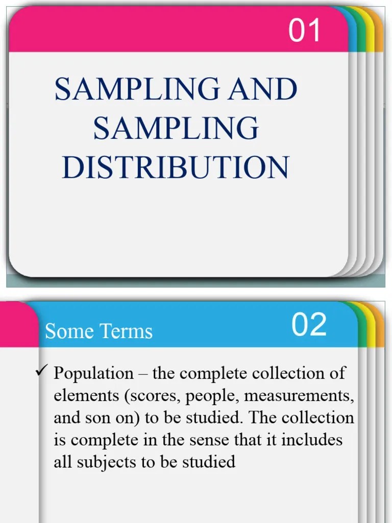 Sampling And Sampling Distribution 2 | PDF | Mean | Standard Deviation