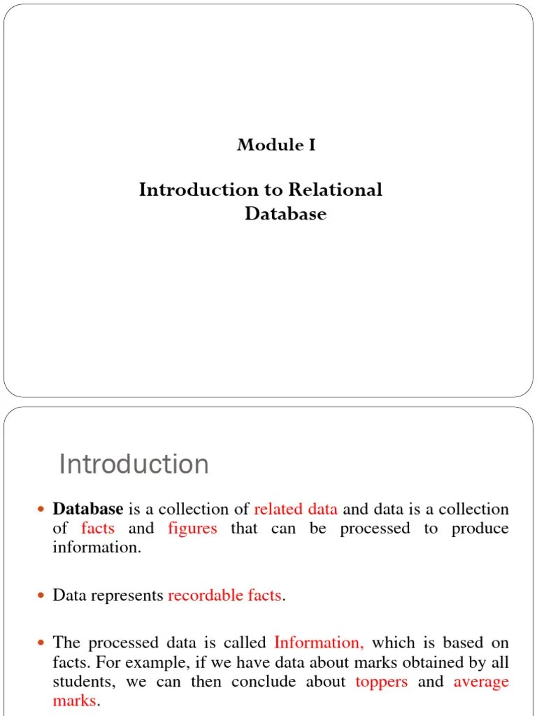 RD SQL Notes | PDF | Relational Database | Business Intelligence