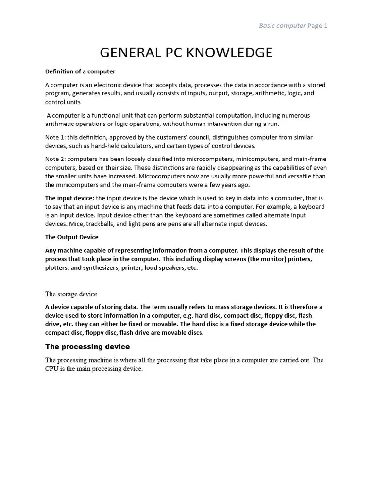 Computer Assignment | PDF | Computer Hardware | Software