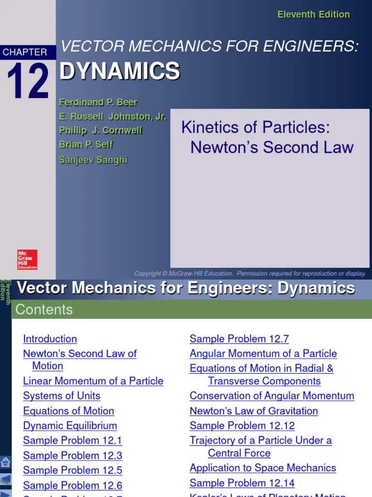 12 Dynamics Lecture | PDF | Force | Classical Mechanics