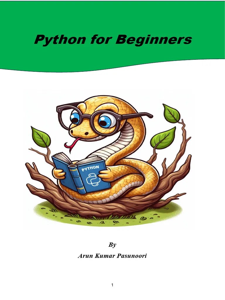 Python For Beginners | PDF | Python (Programming Language) | Boolean ...
