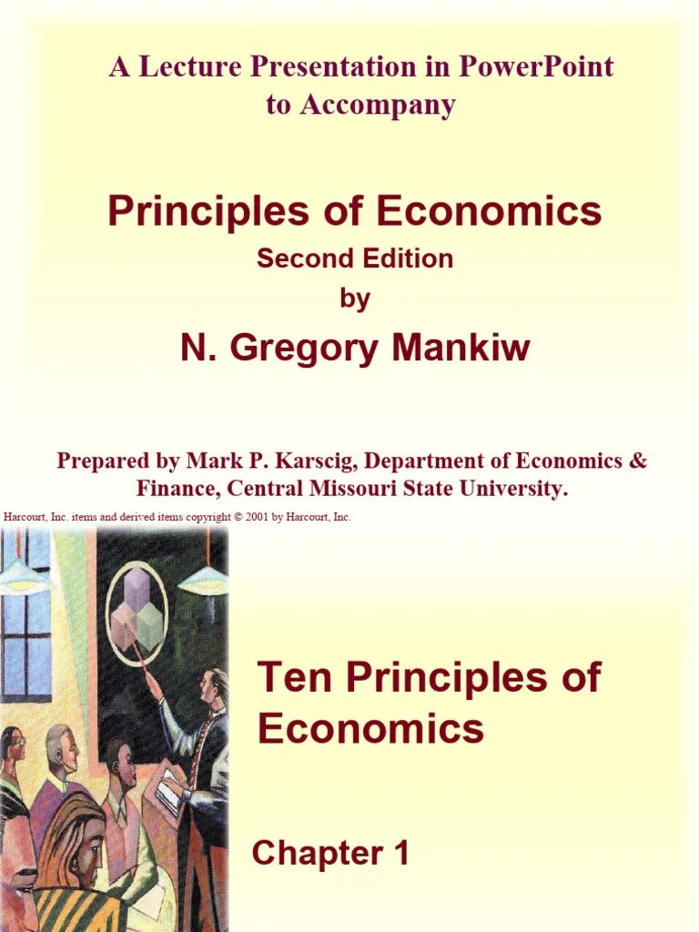 Mankiw PPT | PDF | Market (Economics) | Economics