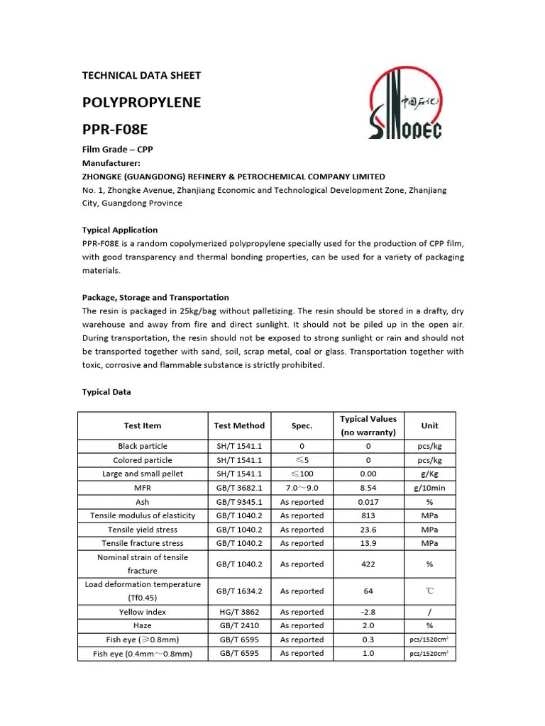 Tds Raw Pdf Deformation Engineering Ultimate Tensile Strength