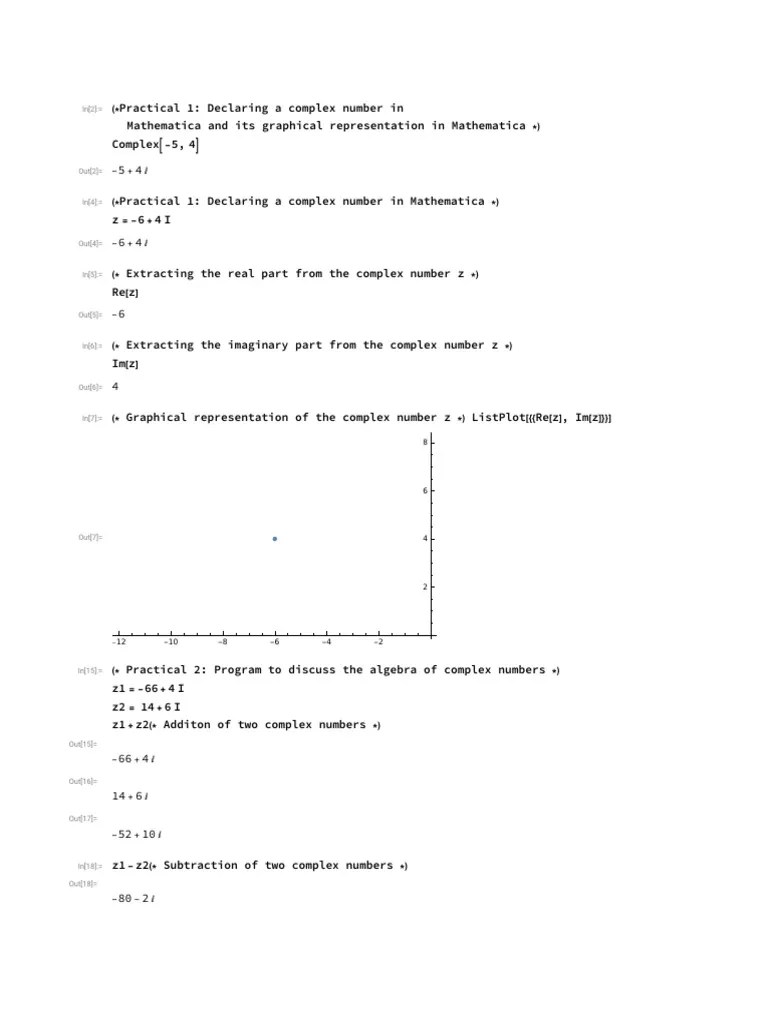 Complex 101 | PDF | Complex Number | Mathematical Concepts