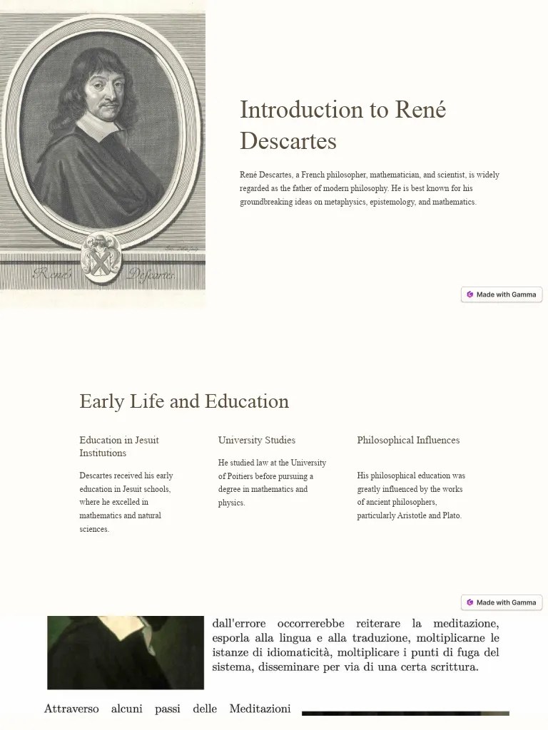Introduction To Rene Descartes | PDF | René Descartes | Mathematics