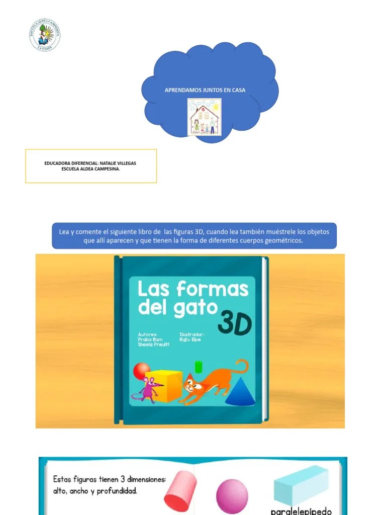 Actividades Con Figuras 3d En Casa Pdf