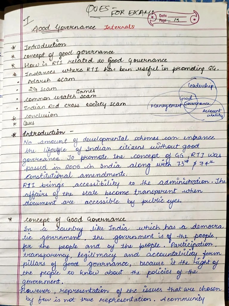 RTI And Good Governance | PDF