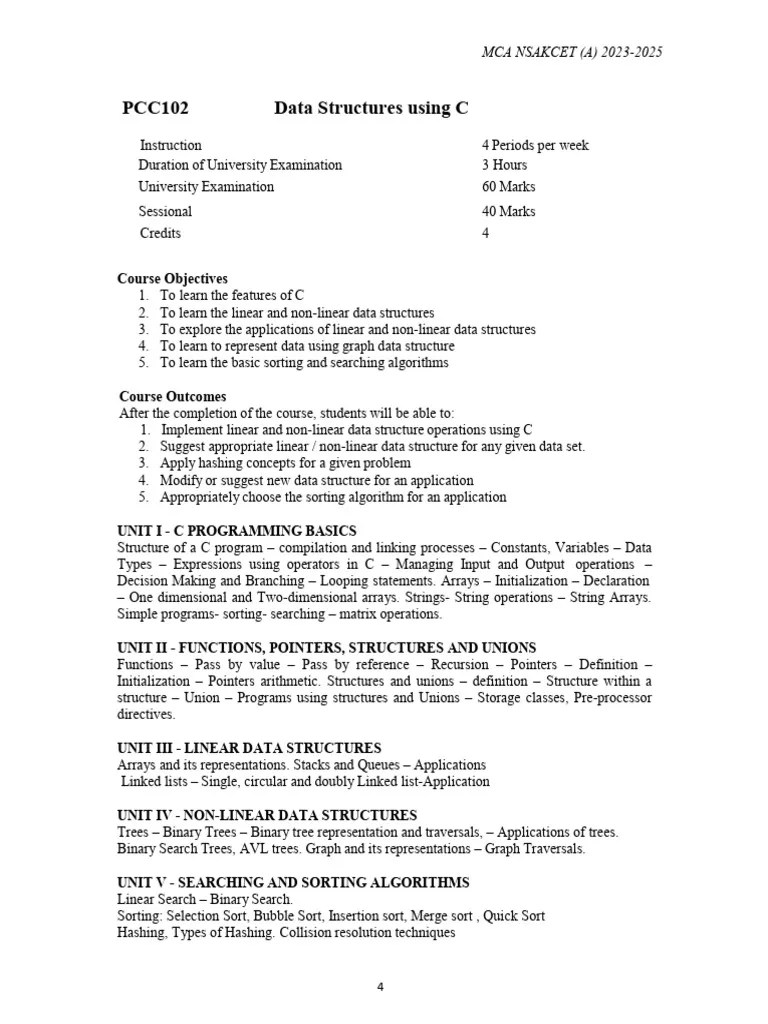 Data Structures Using C | PDF | Pointer (Computer Programming) | C ...