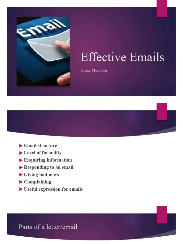 Effective Emails New2 | PDF