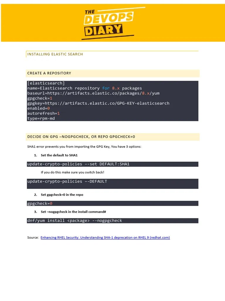 Setup_Elasticsearch | PDF