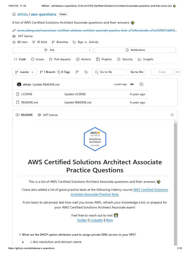 GitHub - Ahhda - Aws-Questions - A List Of AWS Certified Solutions ...