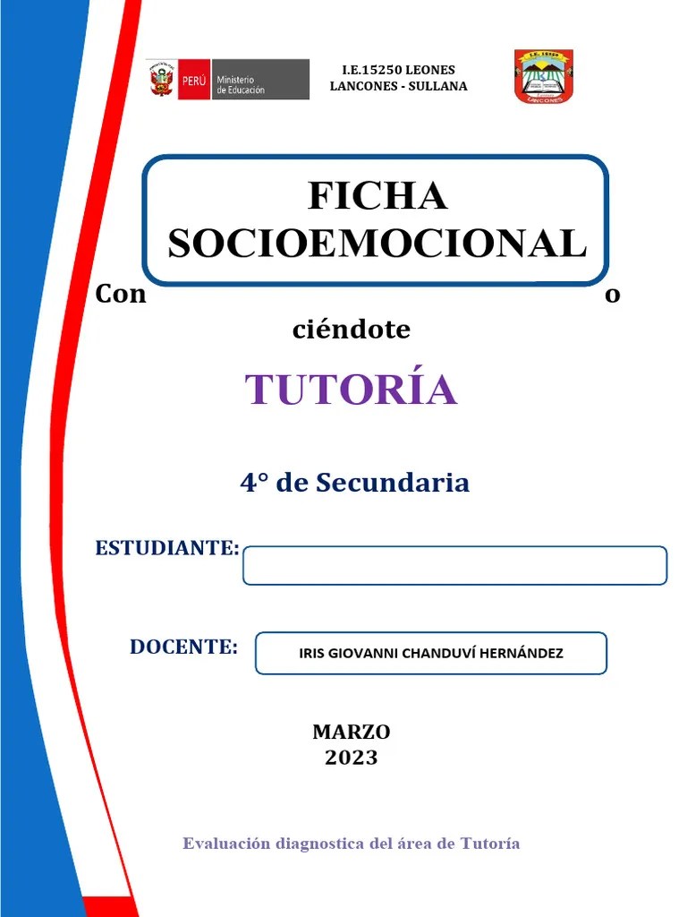 4° FICHA SOCIOEMOCIONAL | PDF | Las Emociones