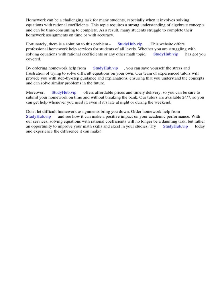 Lesson 3 Homework Practice Solve Equations With Rational Coefficients ...