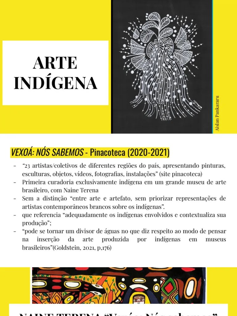 Apresentação Sobre Arte Indígena Contemporânea | PDF | Museu | Povos ...