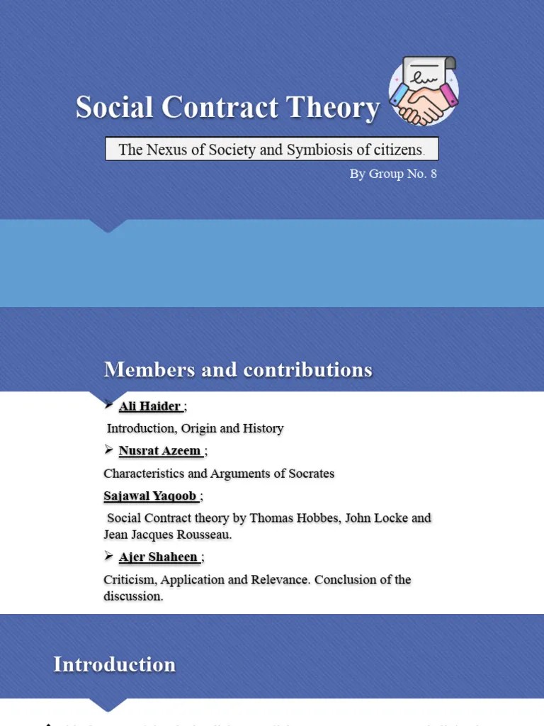 The Concept Of State And Social Contract Theory Ppt - Download Stunning Space Background | Retina