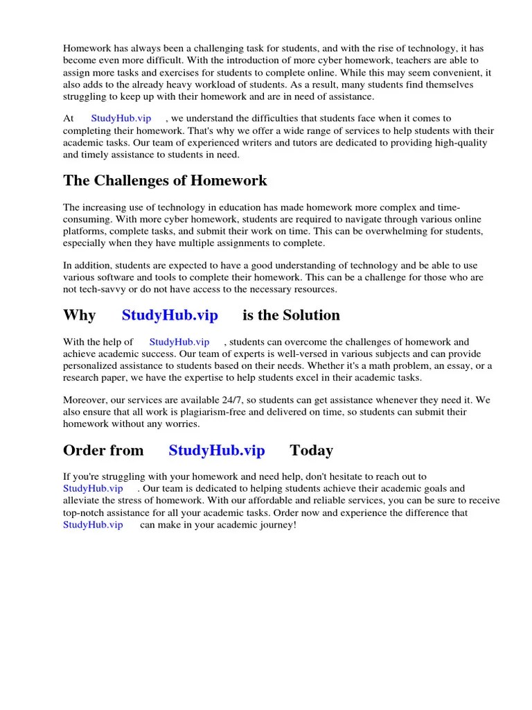 More Cyber Homework Lehrer | PDF | Homework | Online And Offline